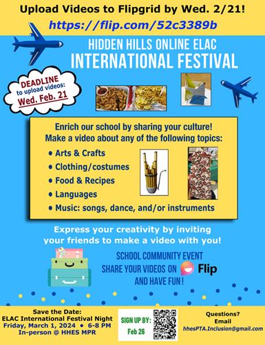2024 ELAC International Festival flyer