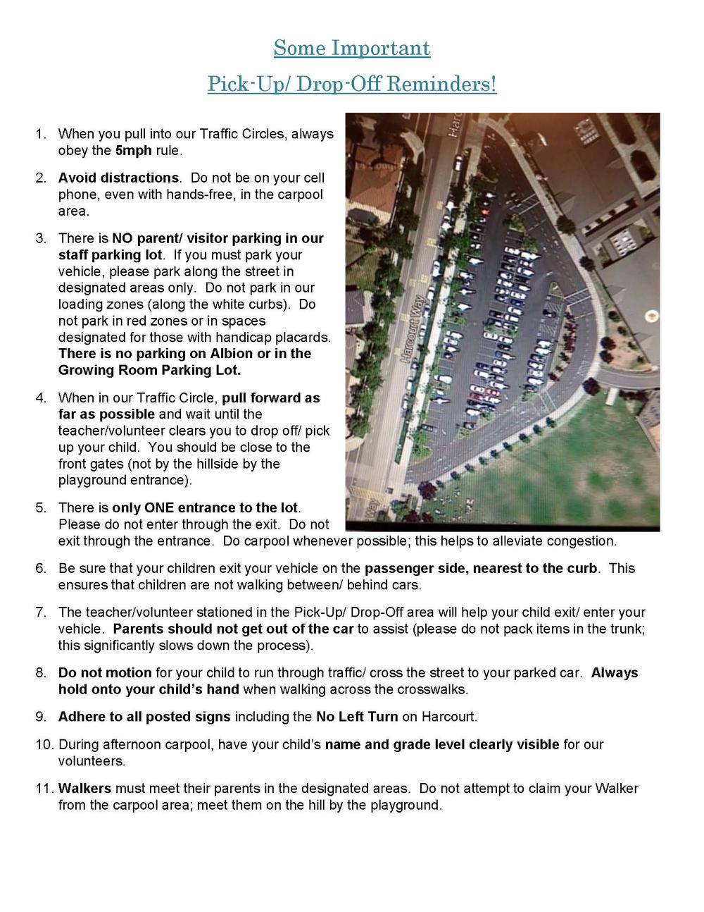 Parking Safety Guidelines with pictures Page 1